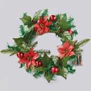 Couronne et composition florale