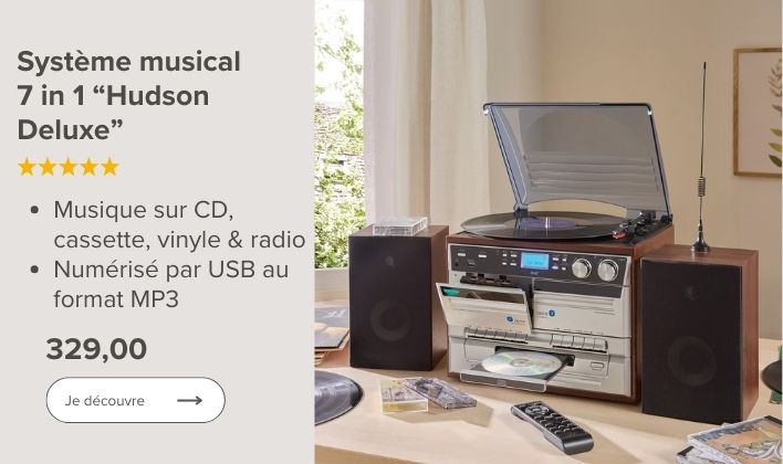 Systéme musical 7 in 1 Hudson Deluxe