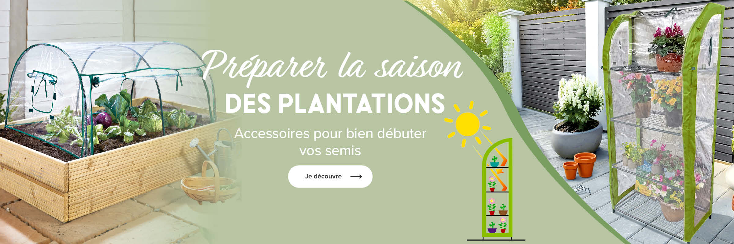 Accessoires pour bien débuter vos semis