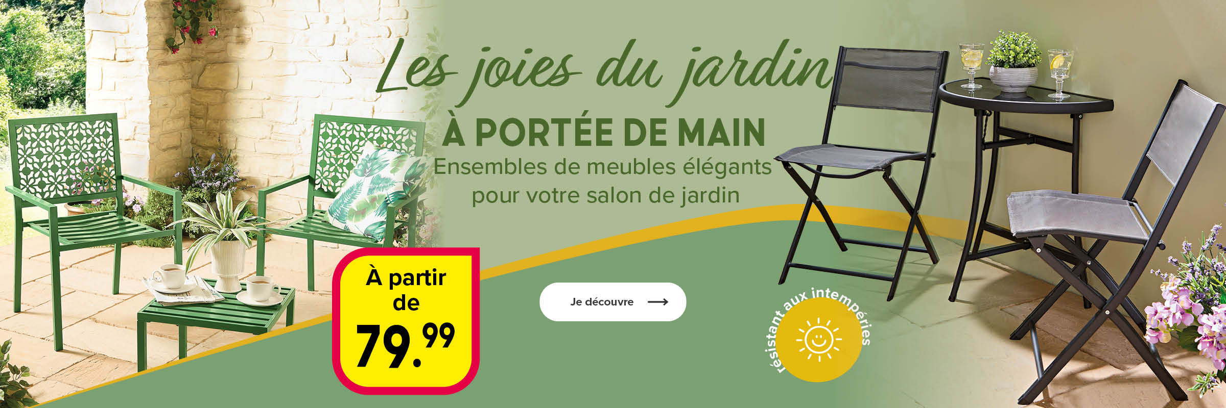 Ensembles de meubles élégants pour votre salon de jardin