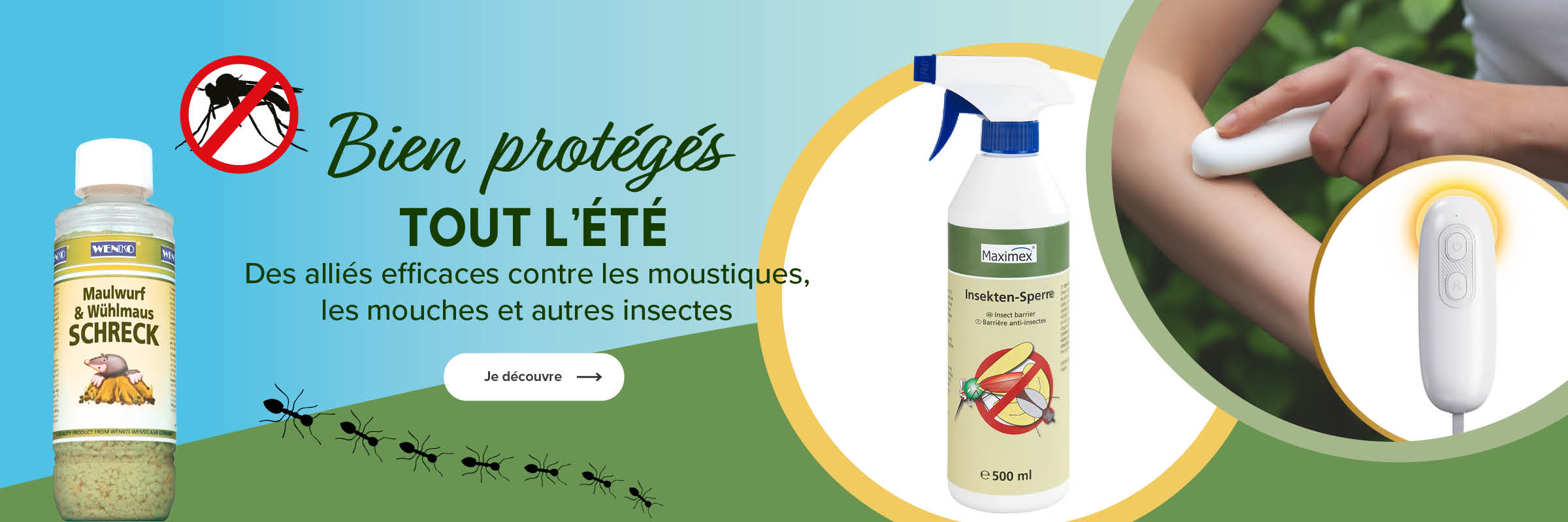 Des alliés efficaces contre les moustiques, les mouches et autres insects