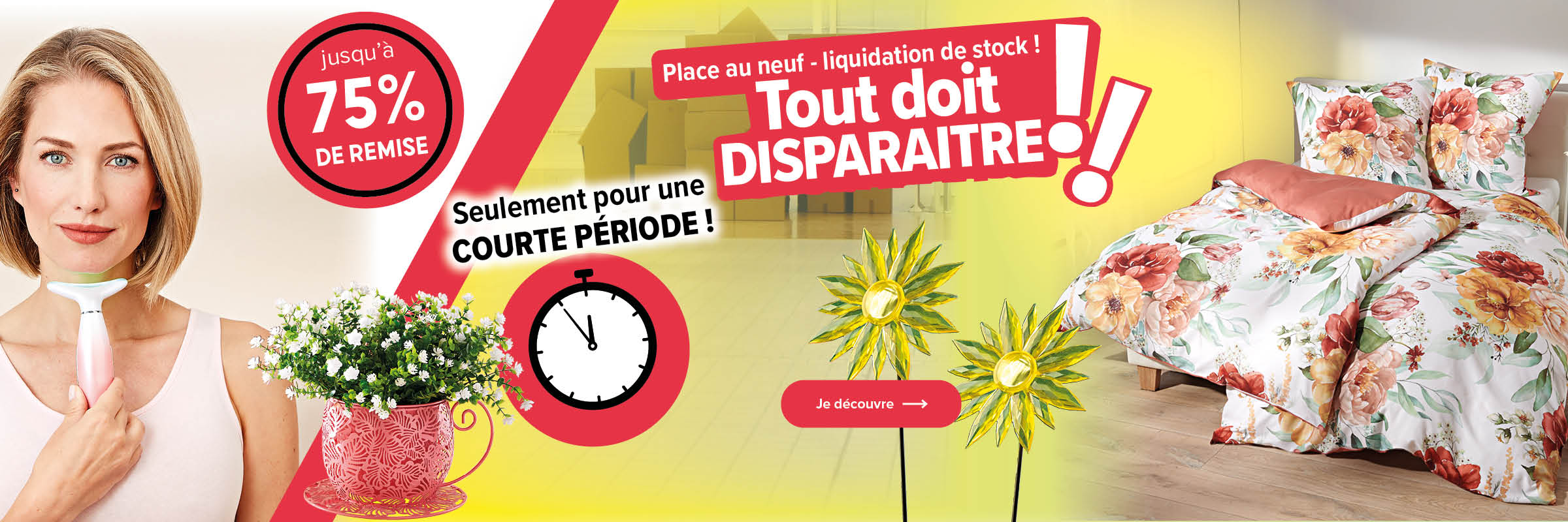 Place au neuf - liquidation de stock ! Tout doit disparaitre