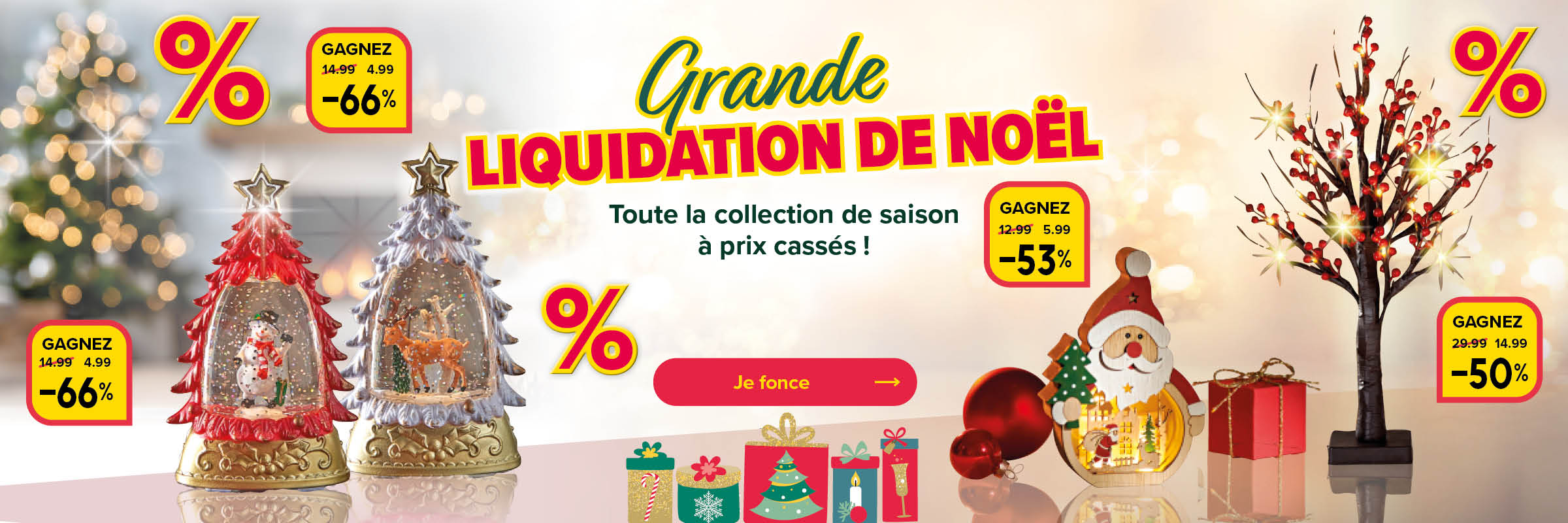 Toute la collection de saison à prix cassés !