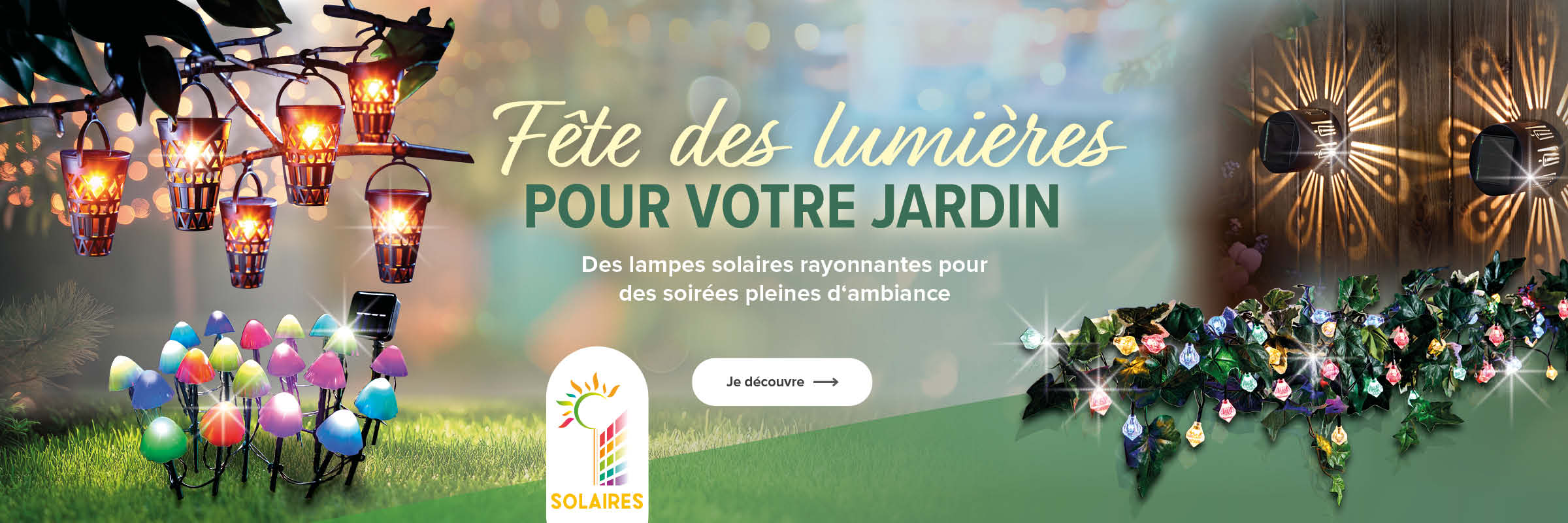 Des lampes solaires rayonnantes pour des soirées pleines d'ambiance