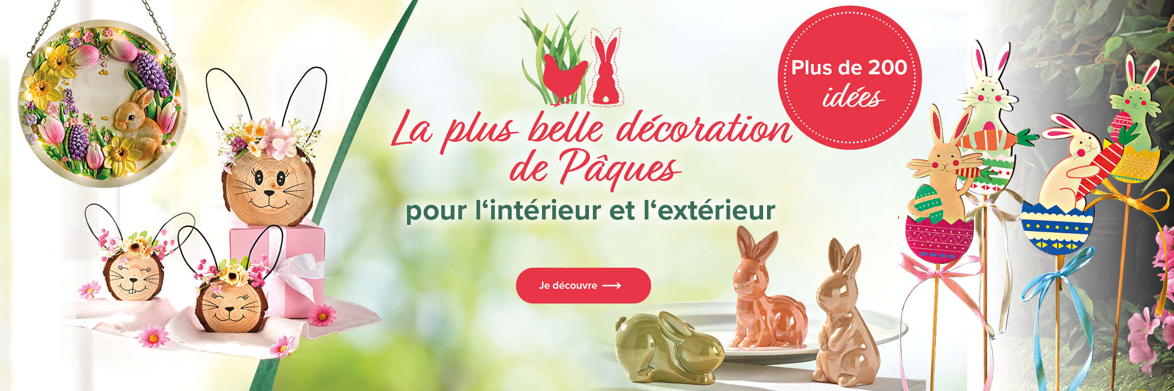 La plus belle décoration de Pâques pour l'intérieur et l'extérieur