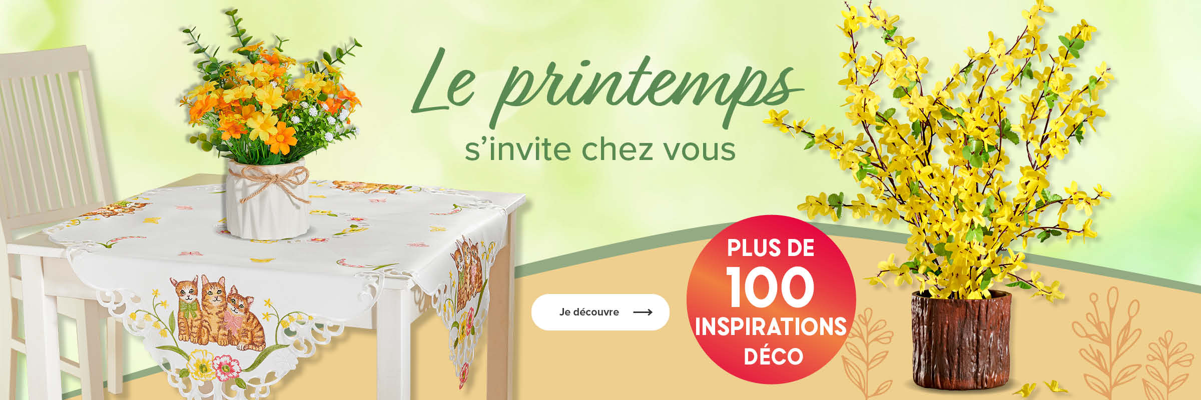 Le printemps s'invite chez vous