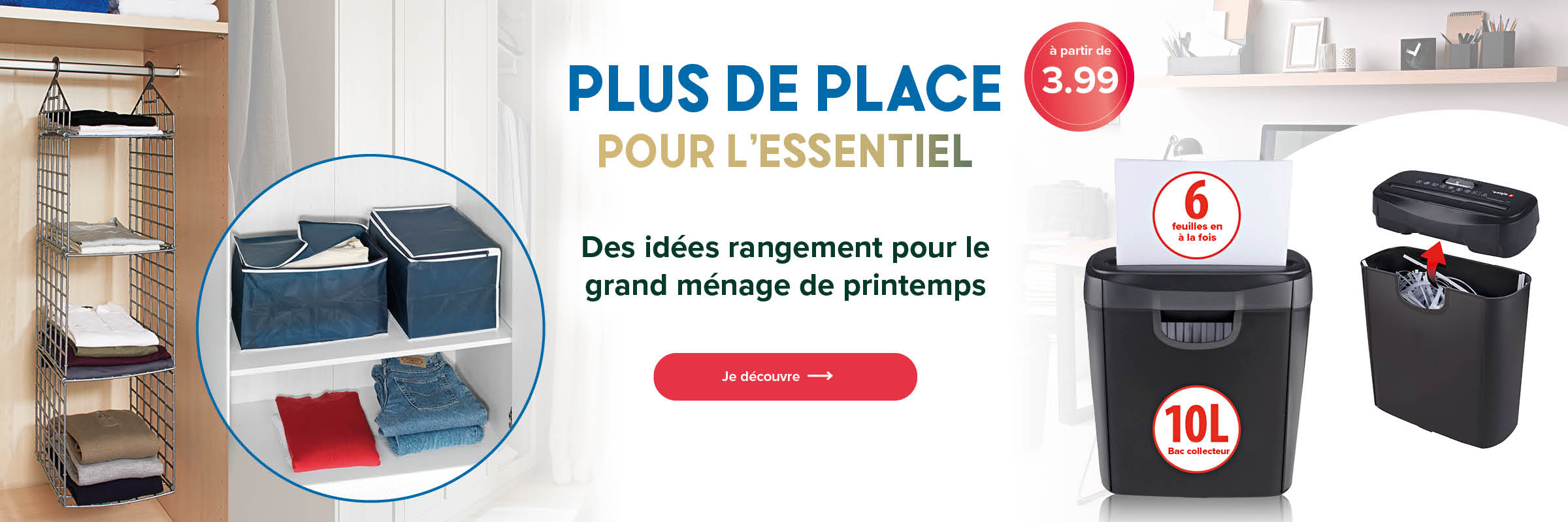 Des idées de rangement pour le grand ménage de printemps