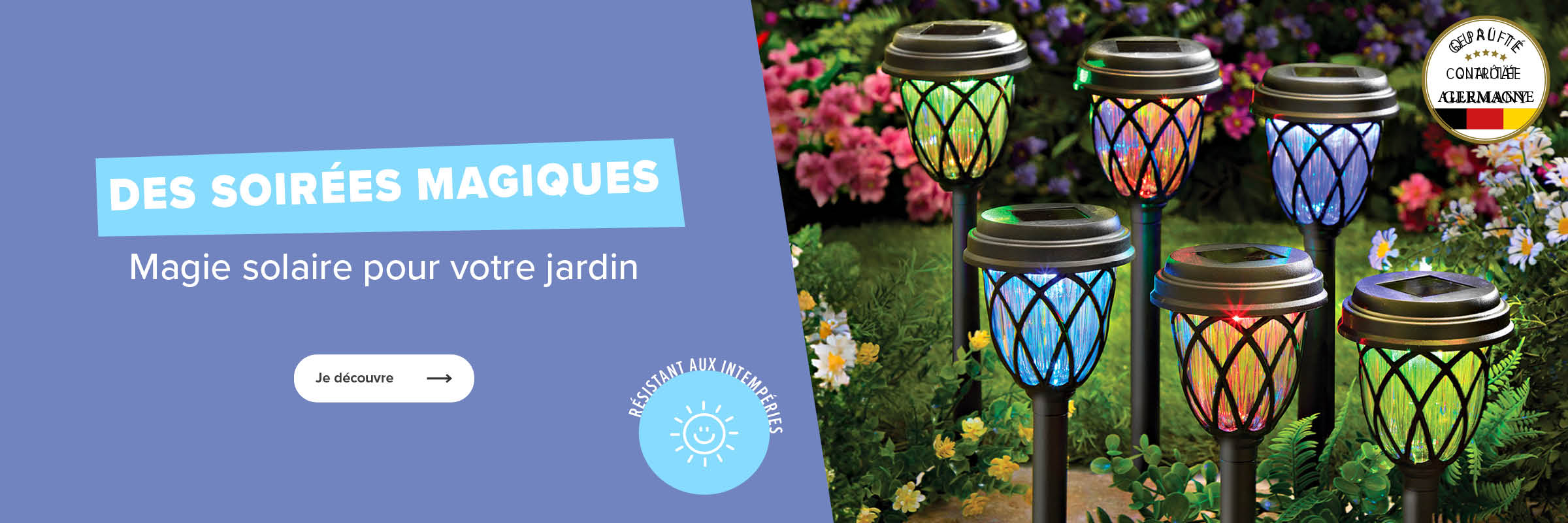 Magie solaire pour votre jardin