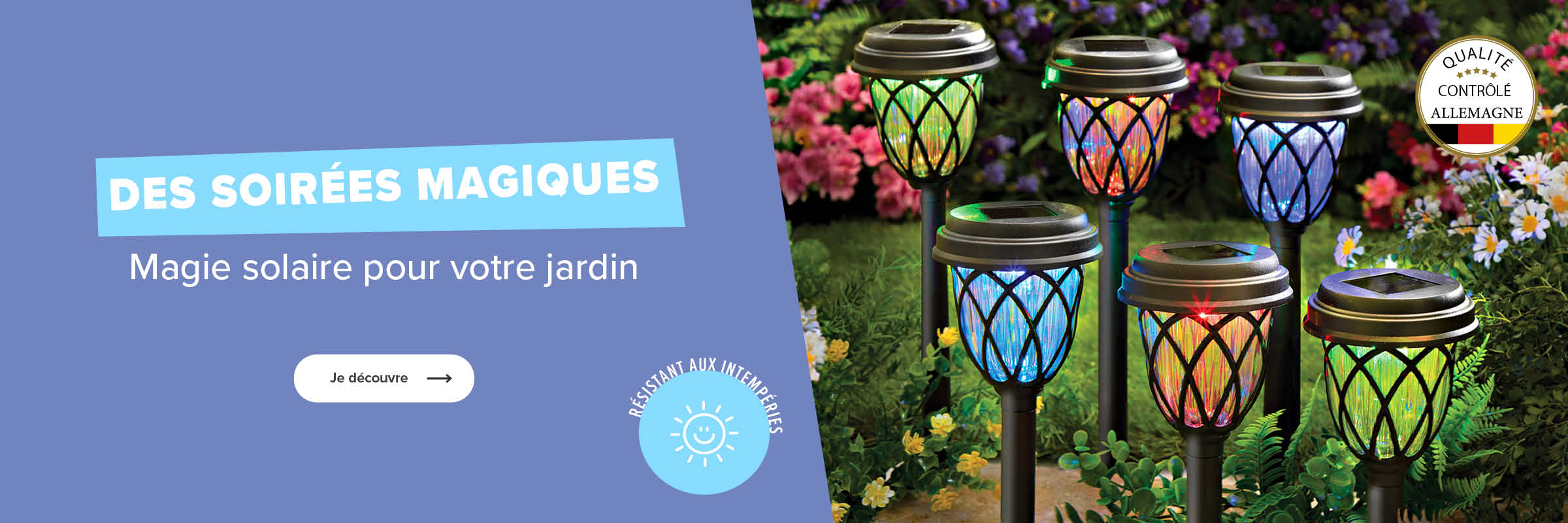 Magie solaire pour votre jardin