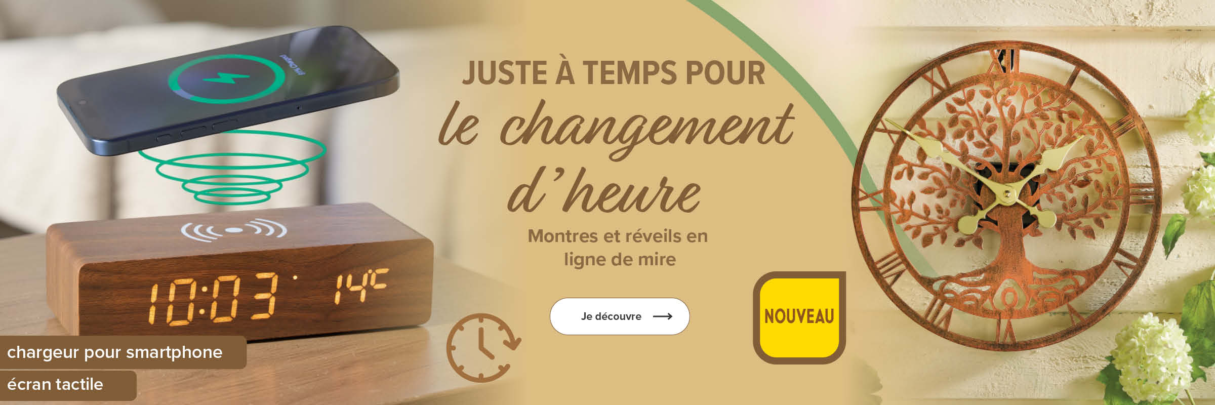 Montres et réveils  en ligne de mire