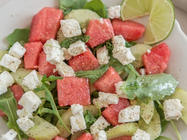 Salade fraiche au melon