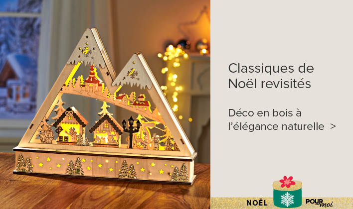 Déco en bois à l'élégance naturelle