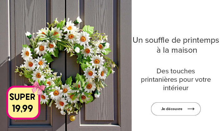 Un souffle printemps à la maison