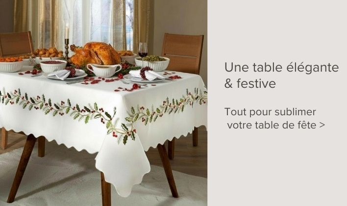 Tout pour sublimer votre table de fête