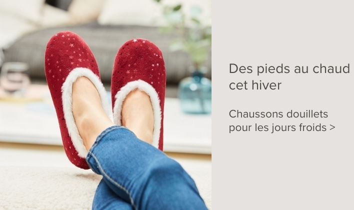 Chaussons douillets pour les jours froids