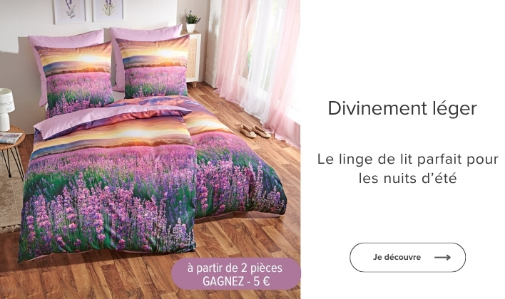 Le linge de lit parafait pour les nuits d'été