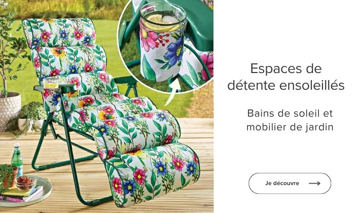 Bains de soleil et mobilier de jardin