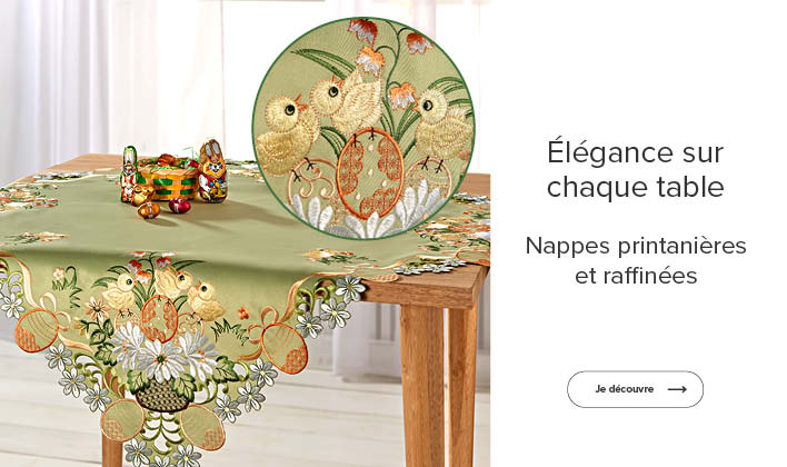 Nappes printanières et raffinßées