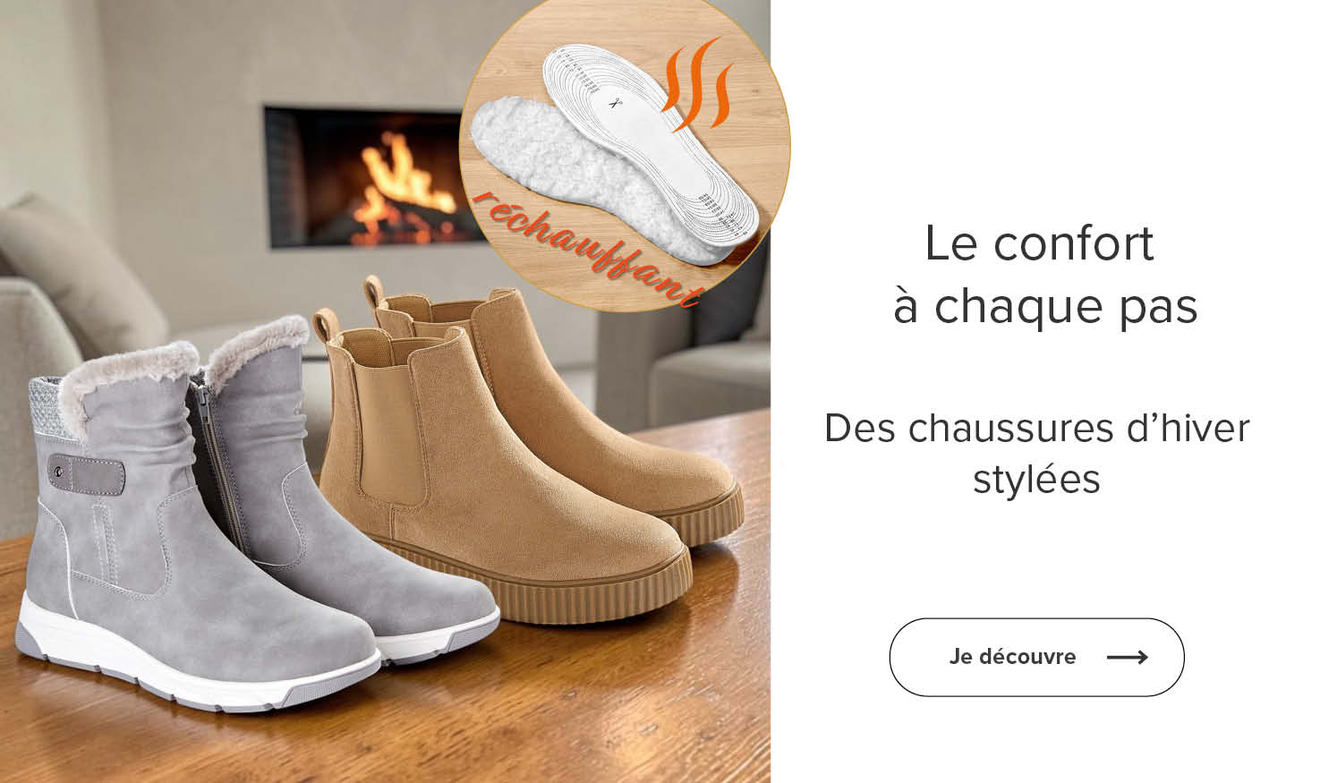 Des chaussures d'hiver stylées