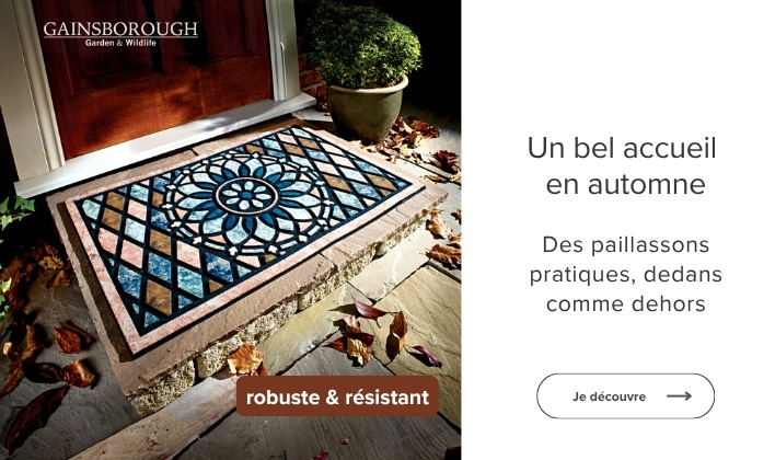 Des paillassons pratiques, dedans comme dehors