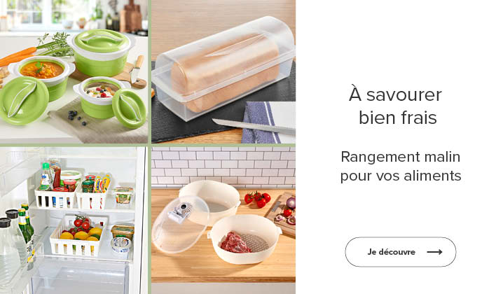 Rangement malin pour vos aliments