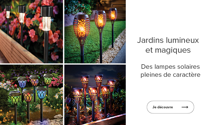Des lampes solaires pleines de caractère