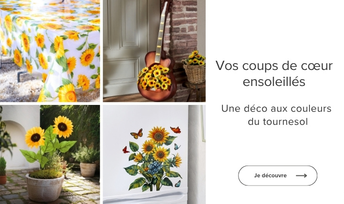 Une déco aux couleurs du tournesols