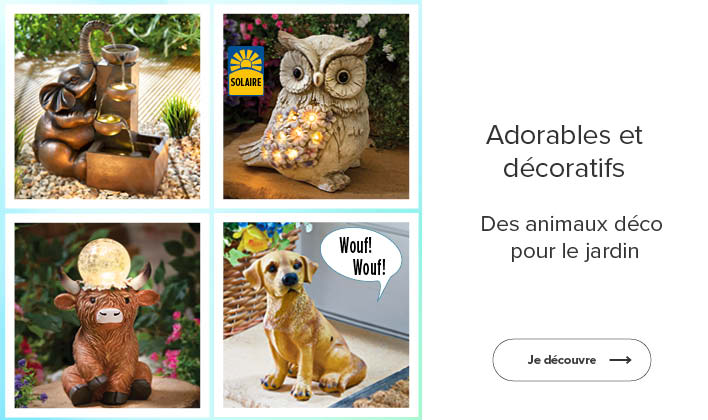 Des animaux dèco pour le jardin