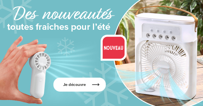 Des nouveautés toutes fraîches pour l'été