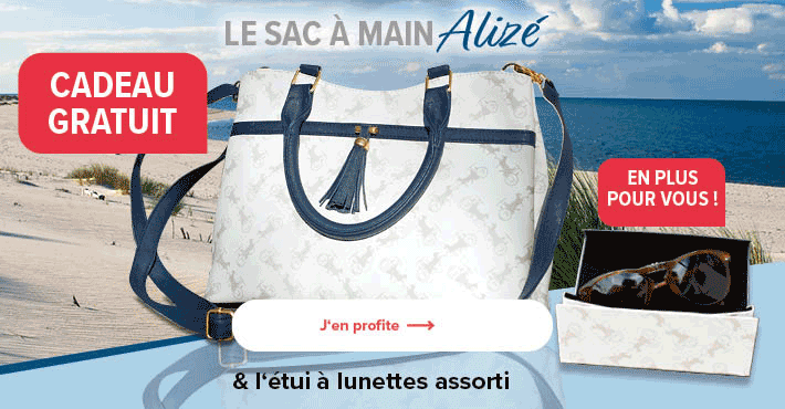 Cadeau gratuit : Le sac à main "Alizé"