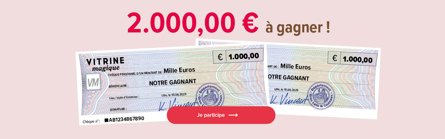 2.000,00 € à gagner !