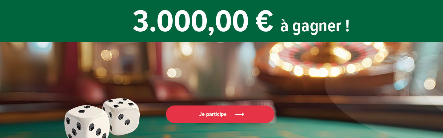 3.000,00 € à gagner !