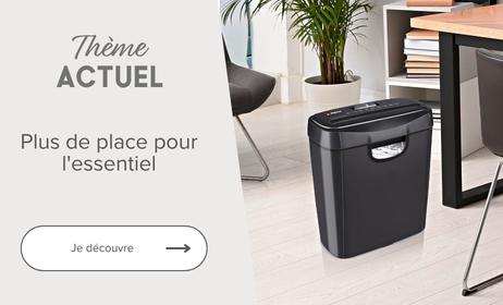 Plus de place pour l'essentiel