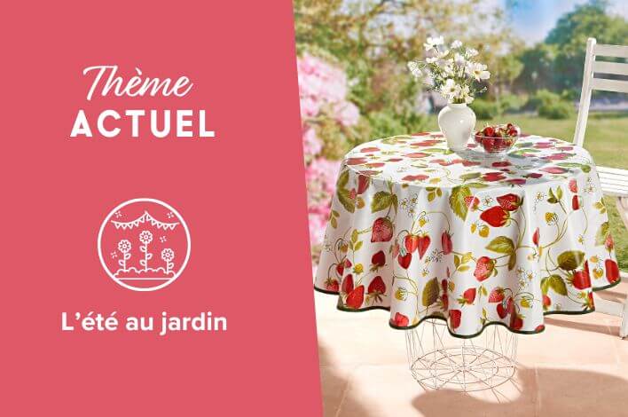 thème actuel: l'été au jardin