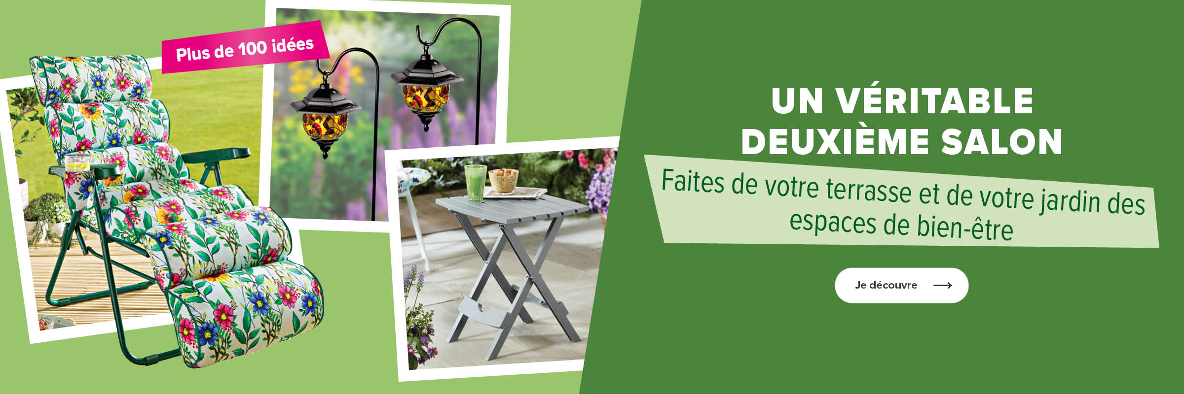Faites de votre terrasse et de votre jardin des espaces de bien-être