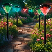 Lampes solaires réduites