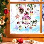 Décoration fenêtres de Noël